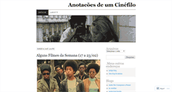 Desktop Screenshot of anotacoescinefilo.com