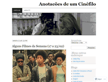 Tablet Screenshot of anotacoescinefilo.com